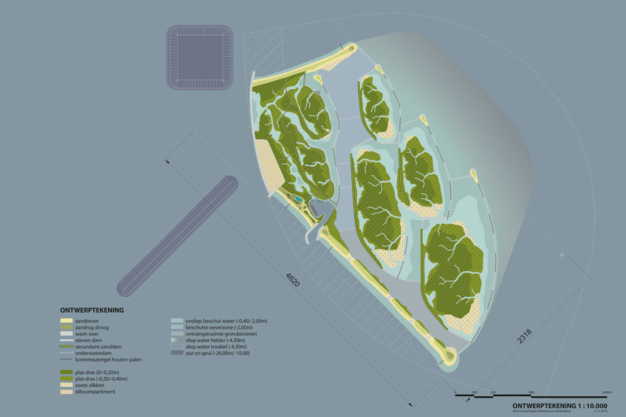 Ontwerptekening Marker Wadden